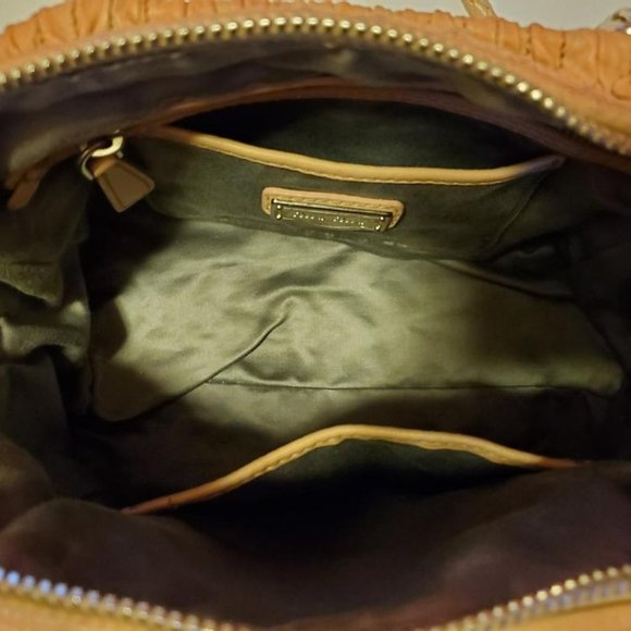 Miu Miu Prada Metelasse arcadie nappa Leather double chain purse beige pink tote - Picture 15 of 15